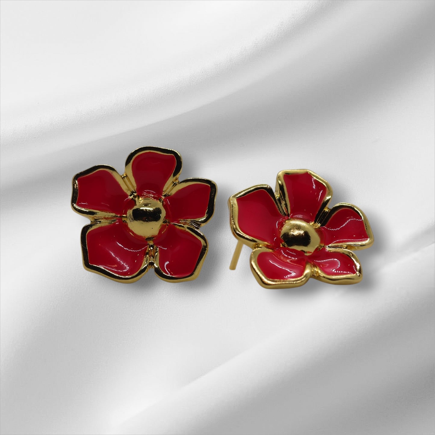 The Floral Earrings (Gold)