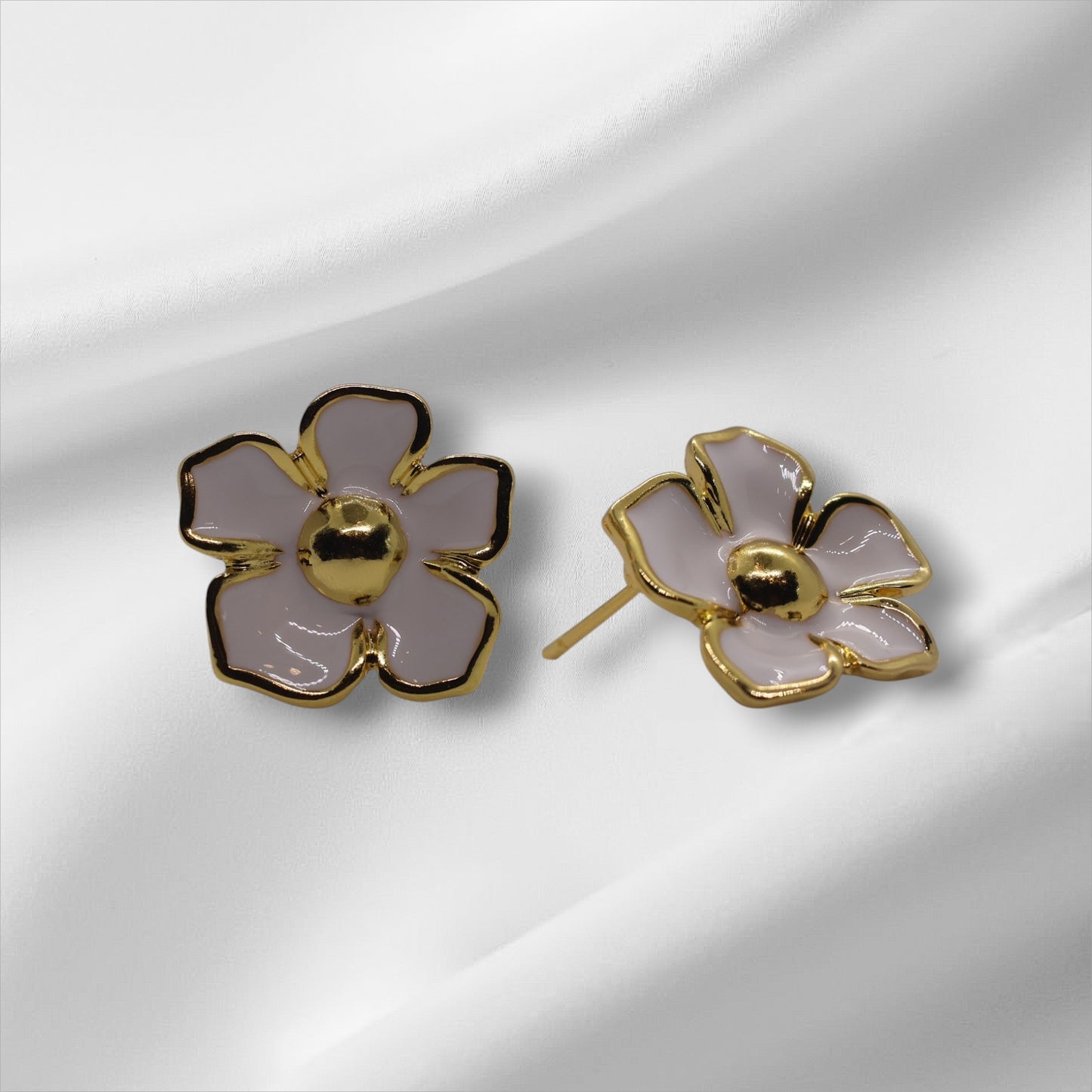 The Floral Earrings (Gold)